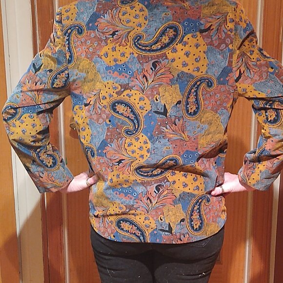 Paris Star vintage Paisley Jacket - Picture 3 of 4